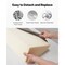 Bed Gap Wedge Pillow 76in Foam Mattress Gap Filler with Anti Slip Bottom Cover